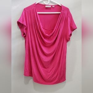 pink Avenue short sleeved blouse size 18/20